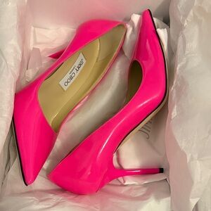 Jimmy Choo Hot Pink Stiletto Heels